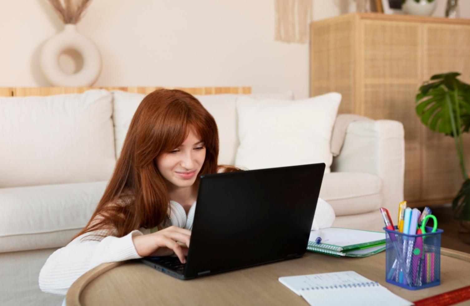 Investment chart analysis on tablet device